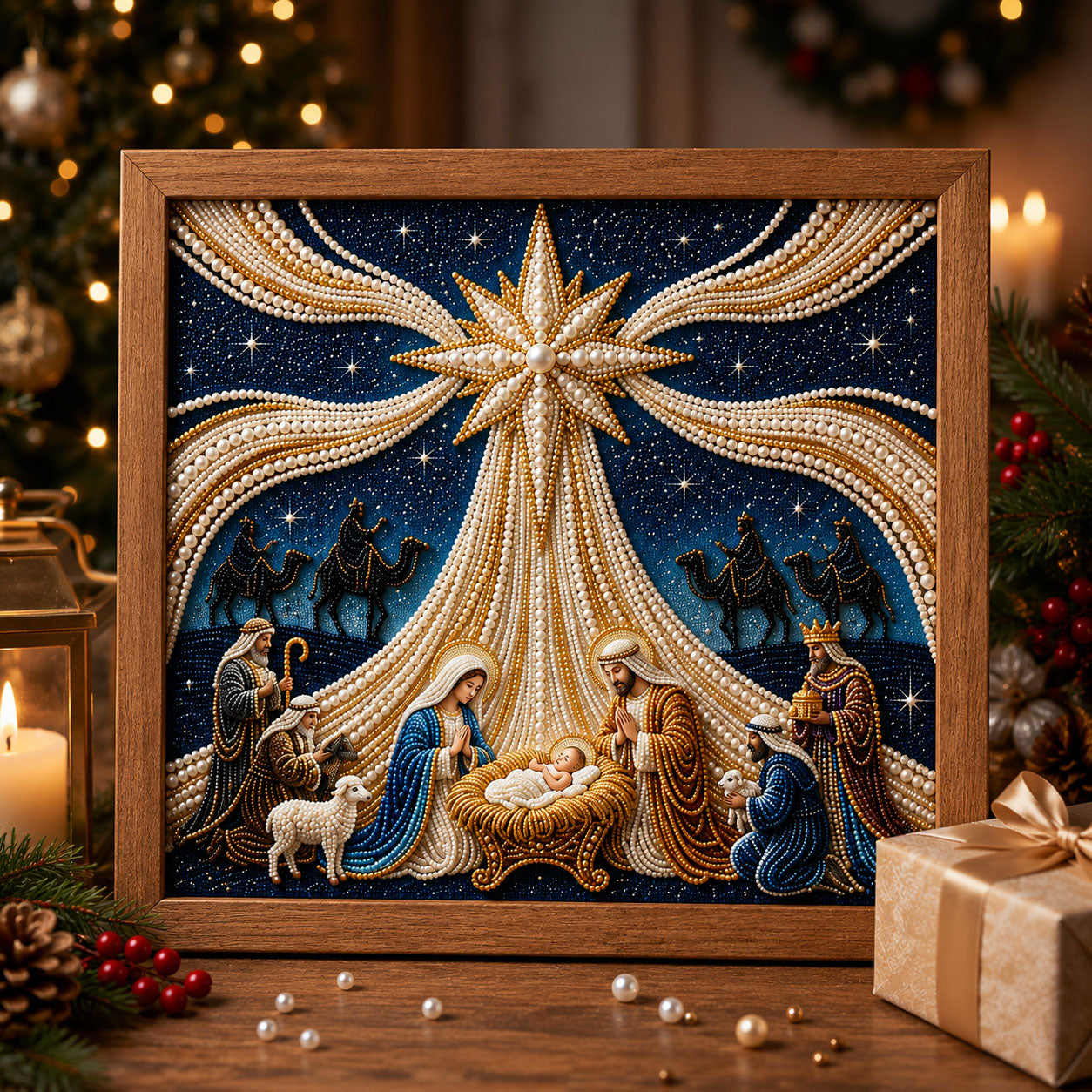 🔥 EARLY CHRISTMAS SALE 49% OFF - Nativity DIY Diamond Pearl Art Kit GFTOPND2375