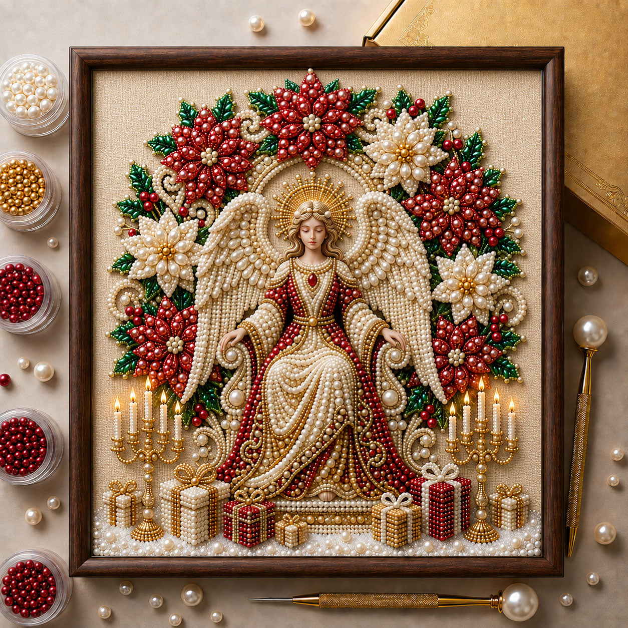 🔥 EARLY CHRISTMAS SALE 49% OFF - Christmas DIY Diamond Pearl Art Kit GFTOPND2376