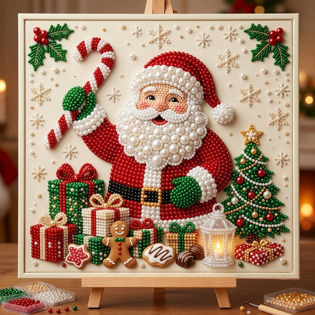 🔥 EARLY CHRISTMAS SALE 49% OFF - Santa Claus DIY Diamond Pearl Art Kit GFTOPND2377