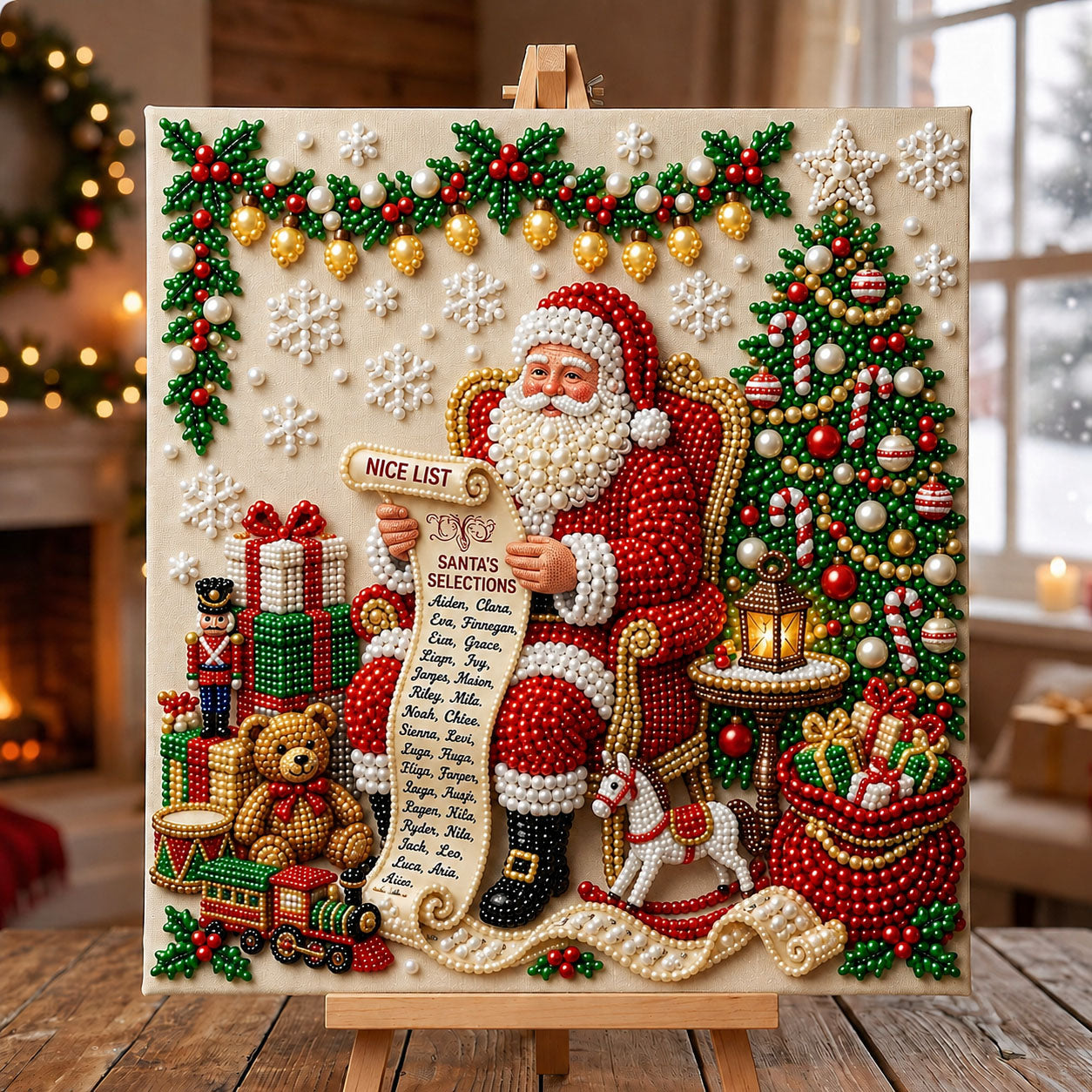 🔥 EARLY CHRISTMAS SALE 49% OFF - Santa Claus DIY Diamond Pearl Art Kit GFTOPND2377