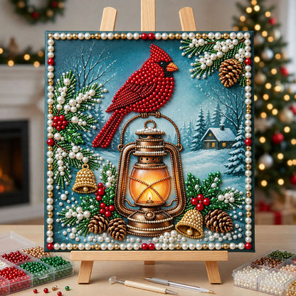 🔥 EARLY CHRISTMAS SALE 49% OFF - Cardinal DIY Diamond Pearl Art Kit GFTOPND2378