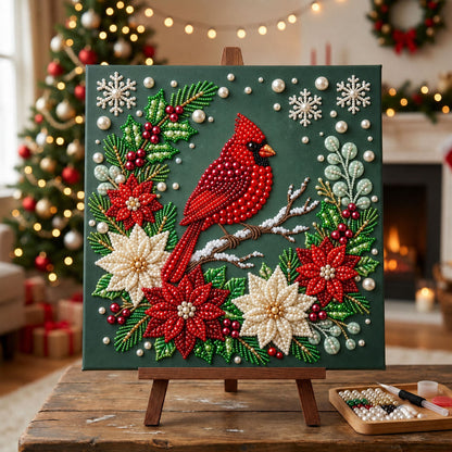 🔥 EARLY CHRISTMAS SALE 49% OFF - Cardinal DIY Diamond Pearl Art Kit GFTOPND2378