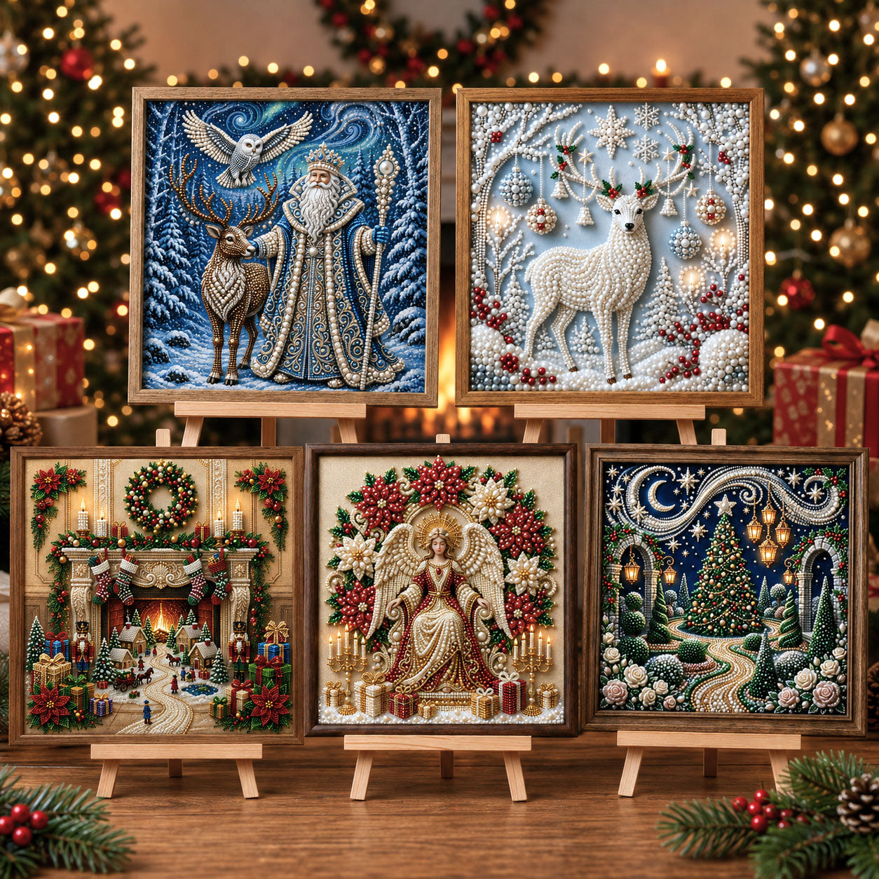 🔥 EARLY CHRISTMAS SALE 49% OFF - Christmas DIY Diamond Pearl Art Kit GFTOPND2376