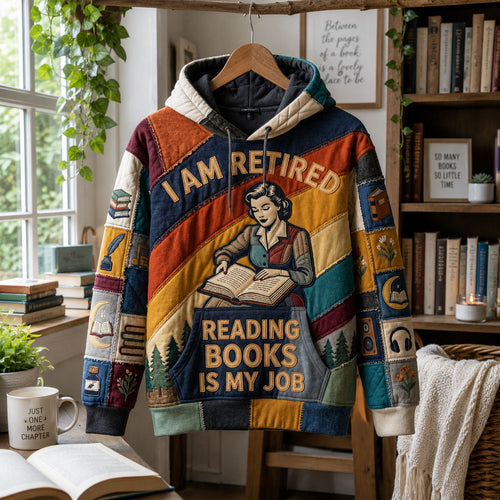 Reading Books Is My Job Hoodie GFTOPND2402