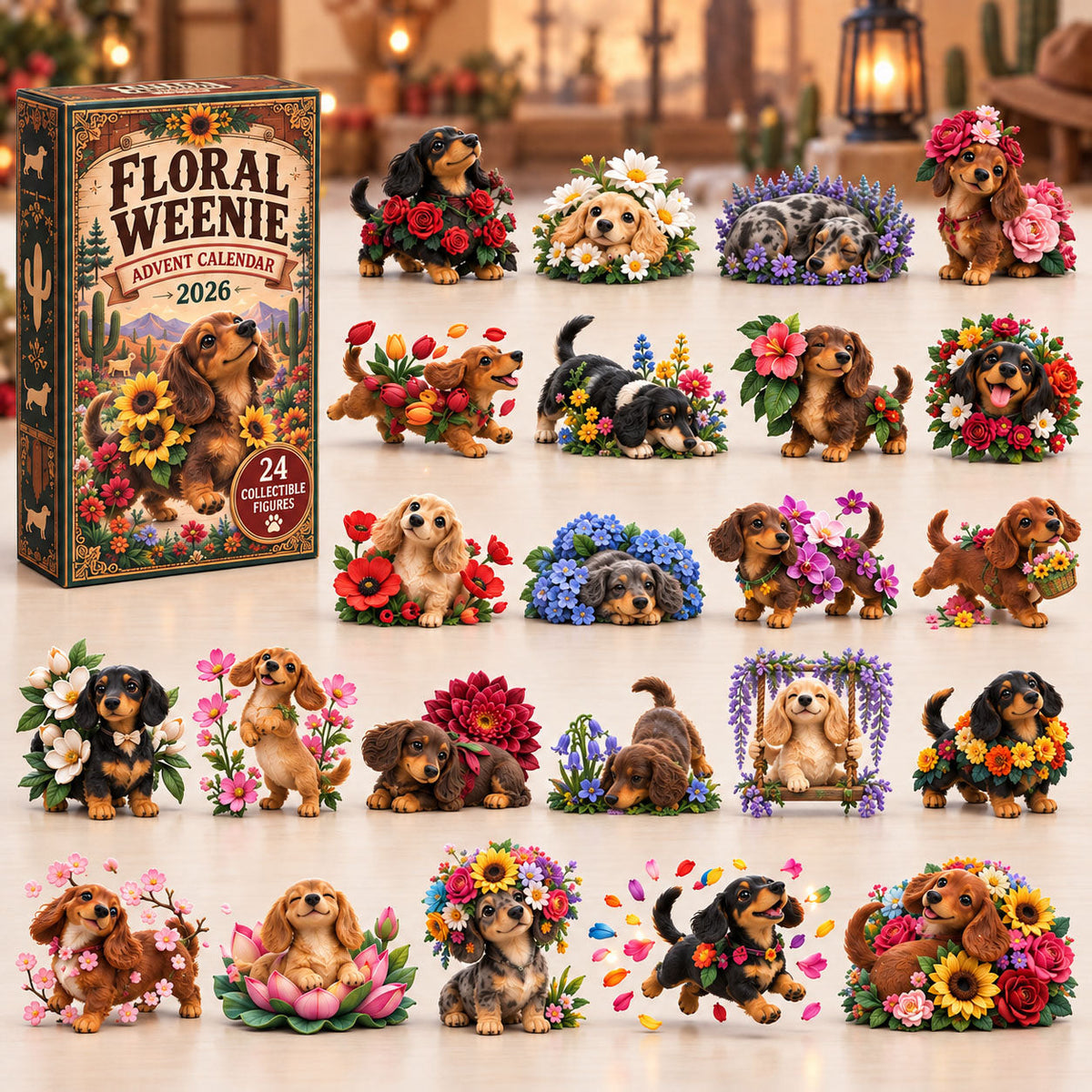 Floral Weenie Advent Calendar 2026 GFTOPND2736
