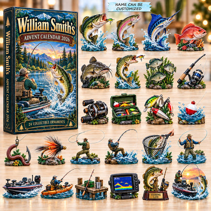 Fishing Advent Calendar 2026 QTCUZ GFTOPND2745