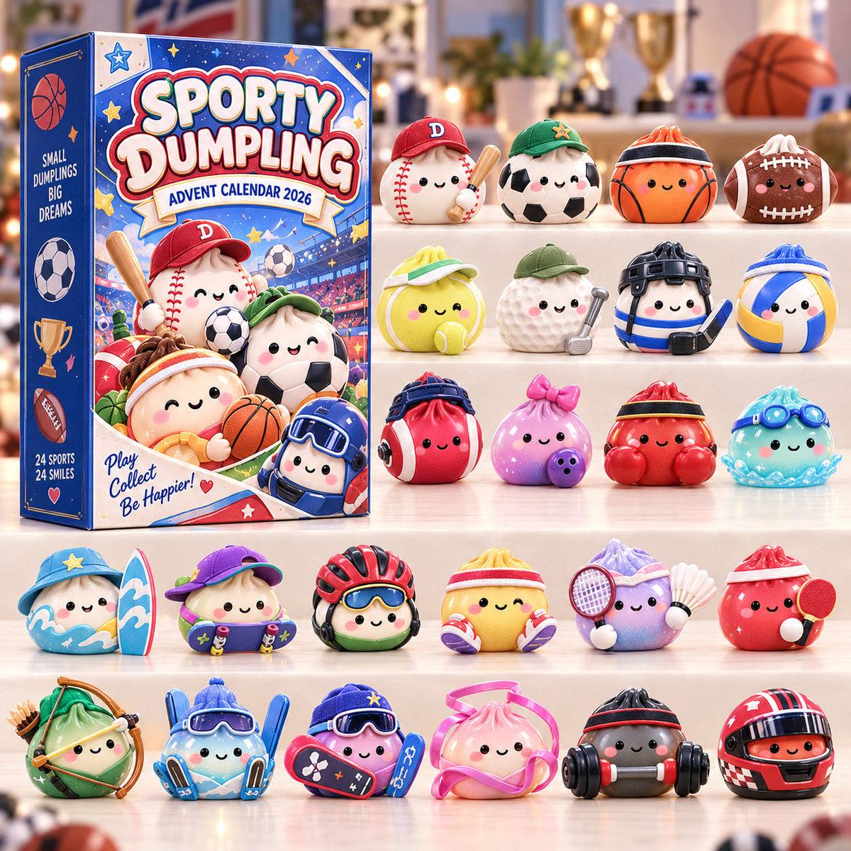 Sporty Dumpling Advent Calendar 2026 GFTOPND2916