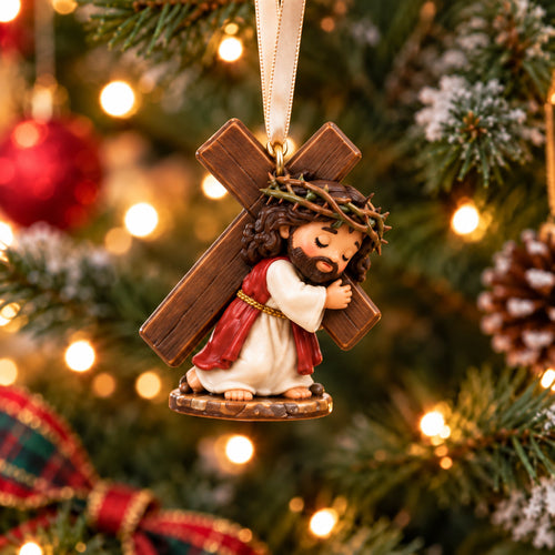 Jesus Story Christmas Mica Ornament GFTOPND2937