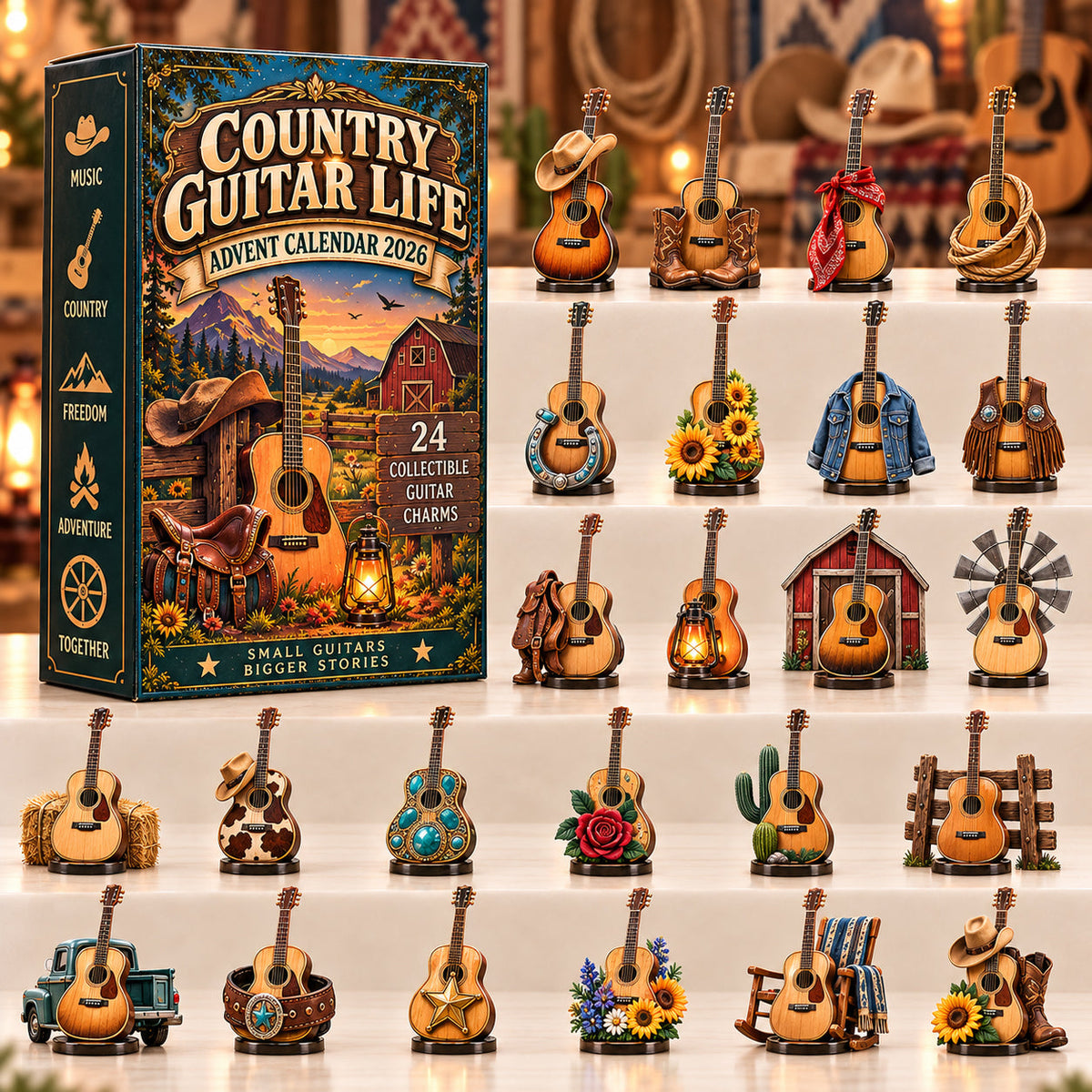 Country Guitar Life Advent Calendar 2026 GFTOPND2956