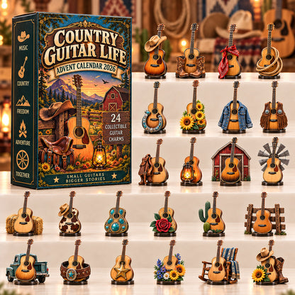 Country Guitar Life Advent Calendar 2026 GFTOPND2956