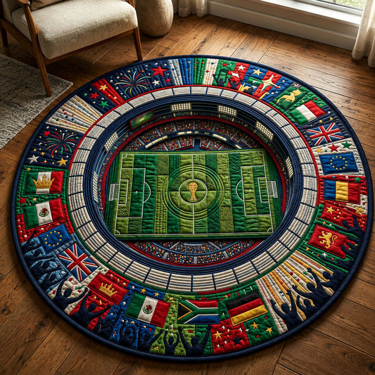 World Cup Stadium Tunnel Quilted Round Mat GFTOPND296
