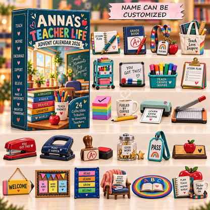Teacher Life Advent Calendar 2026 QTCUZ GFTOPND2965