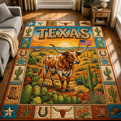 Texas Longhorn Area Rug GFTOPND298
