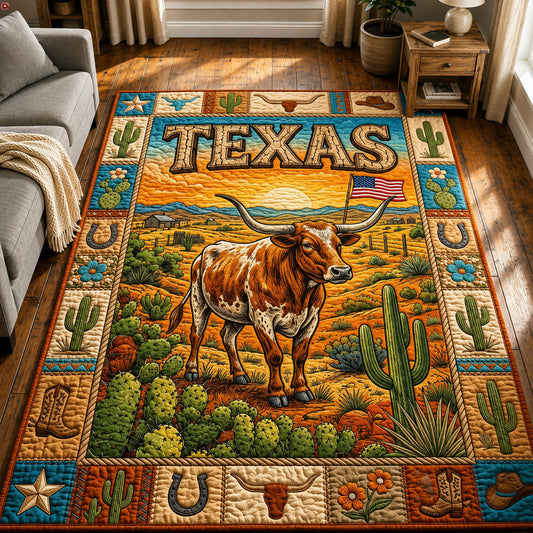 Texas Longhorn Area Rug GFTOPND298