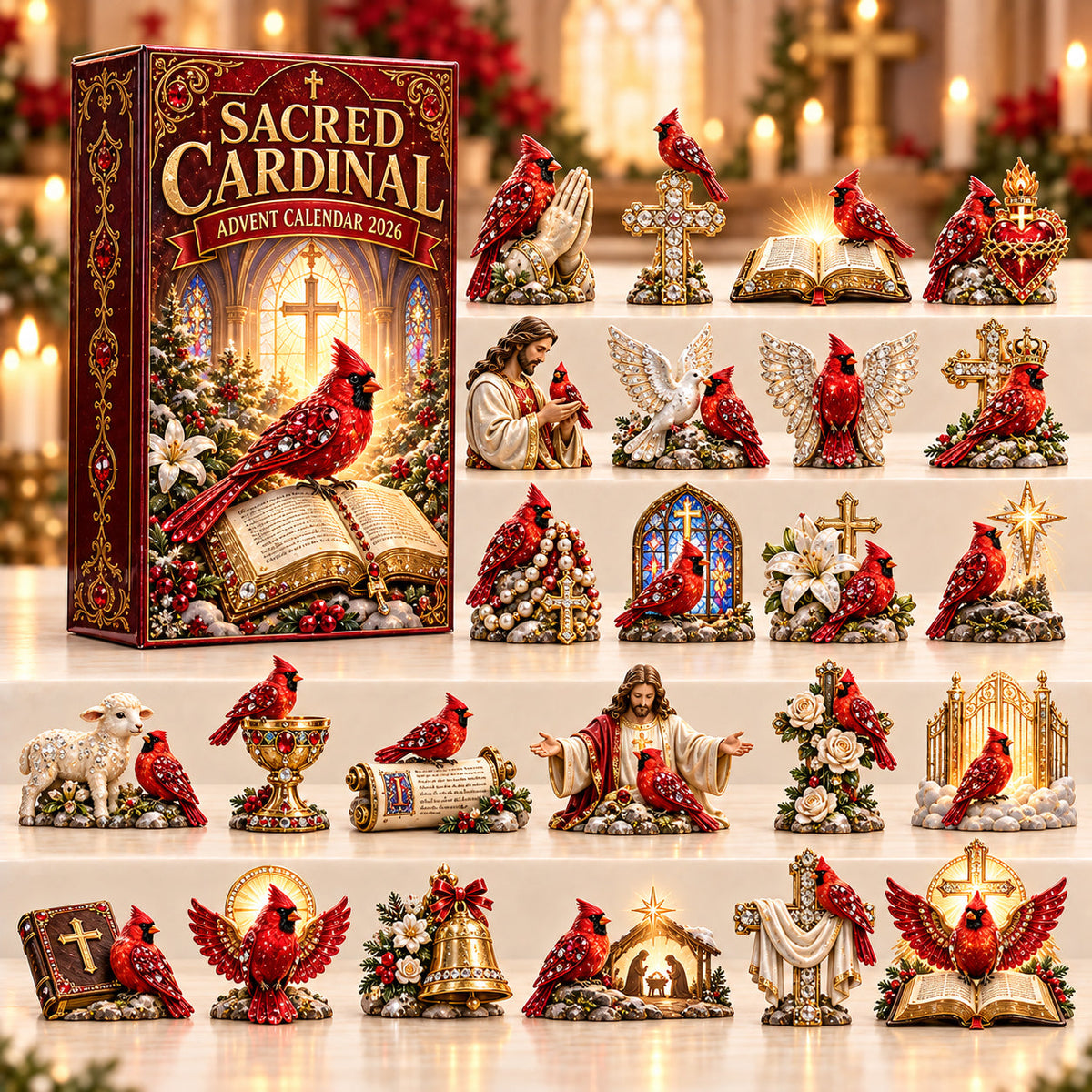 Sacred Cardinal Advent Calendar 2026 GFTOPND3005