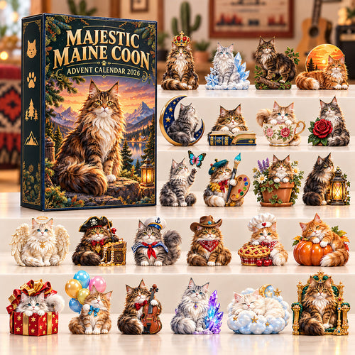 Majestic Maine Coon Advent Calendar 2026 GFTOPND3008