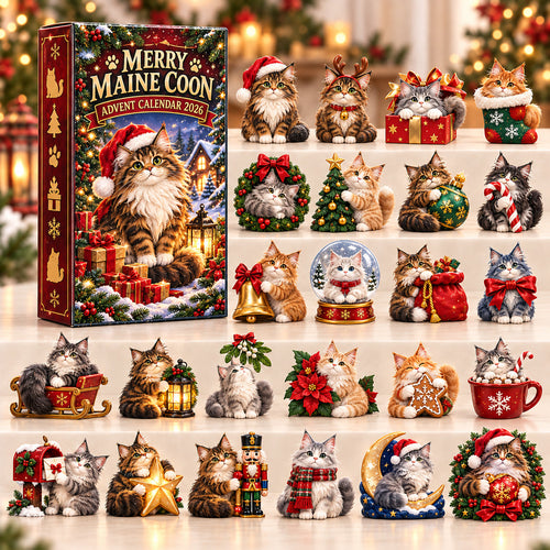 Merry Maine Coon Advent Calendar 2026 GFTOPND3010