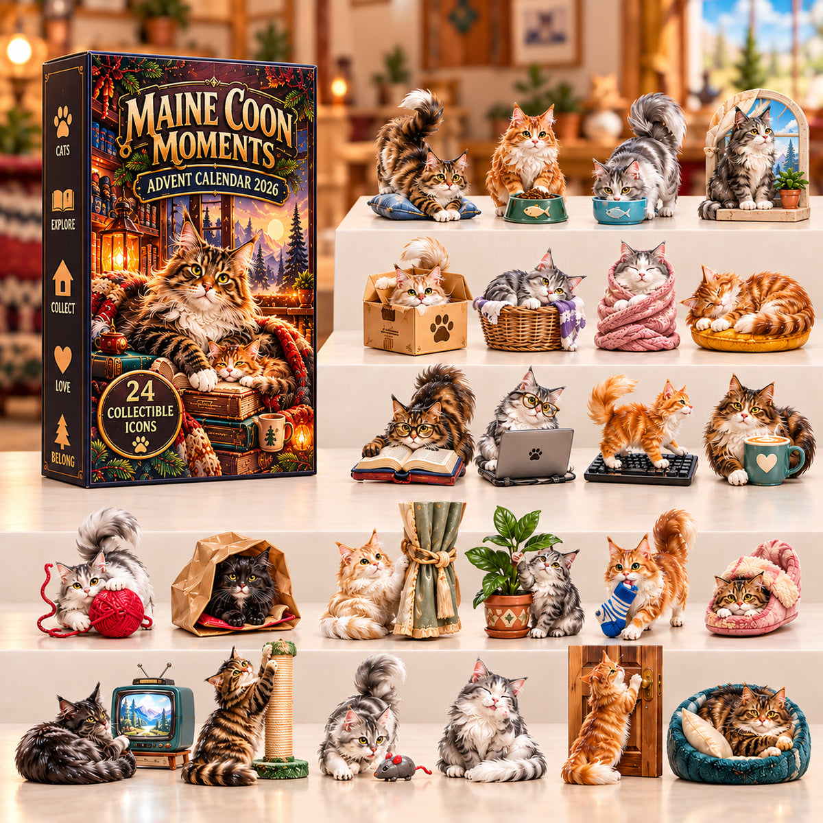 Maine Coon Moments Advent Calendar 2026 GFTOPND3012