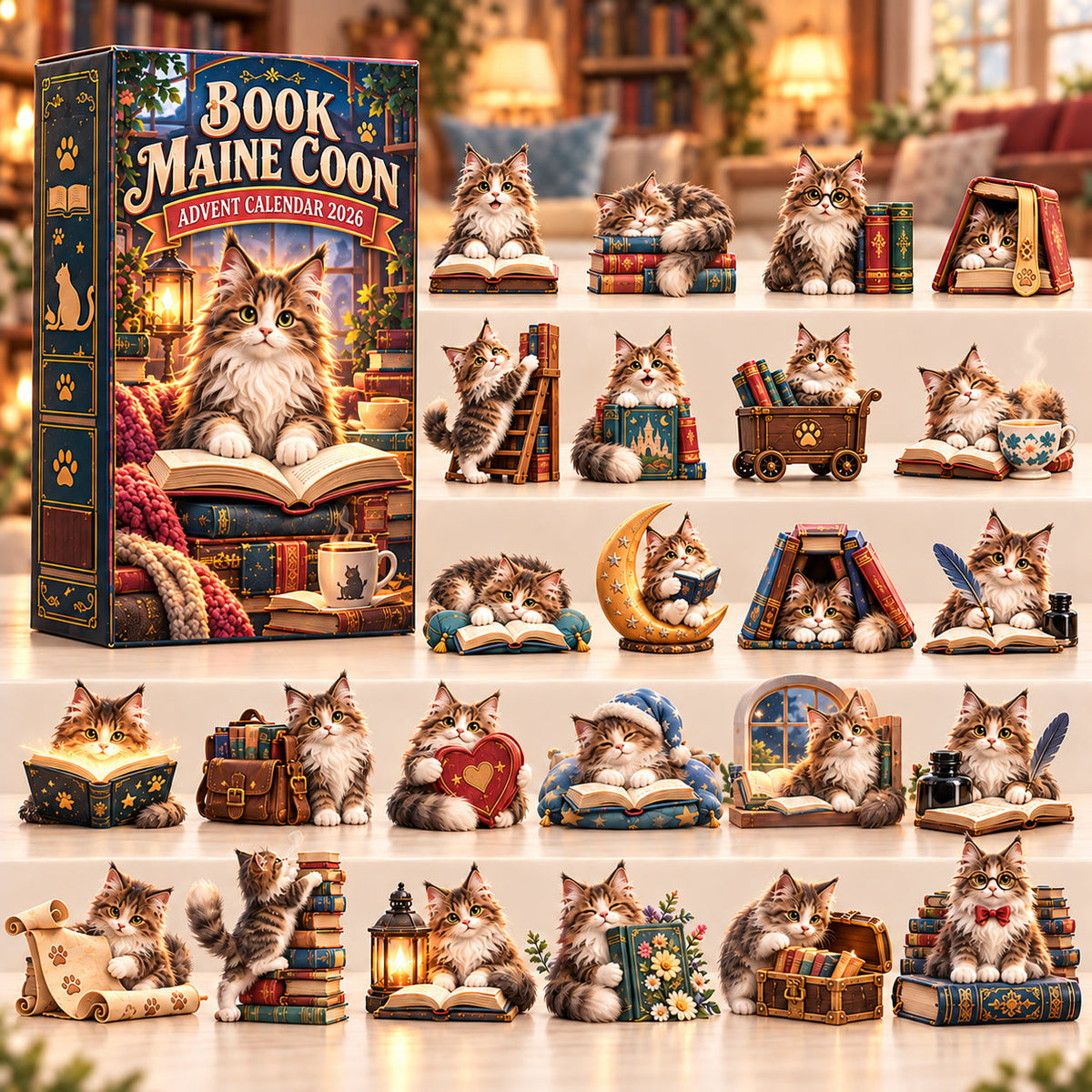 Book Maine Coon Advent Calendar 2026 GFTOPND3013