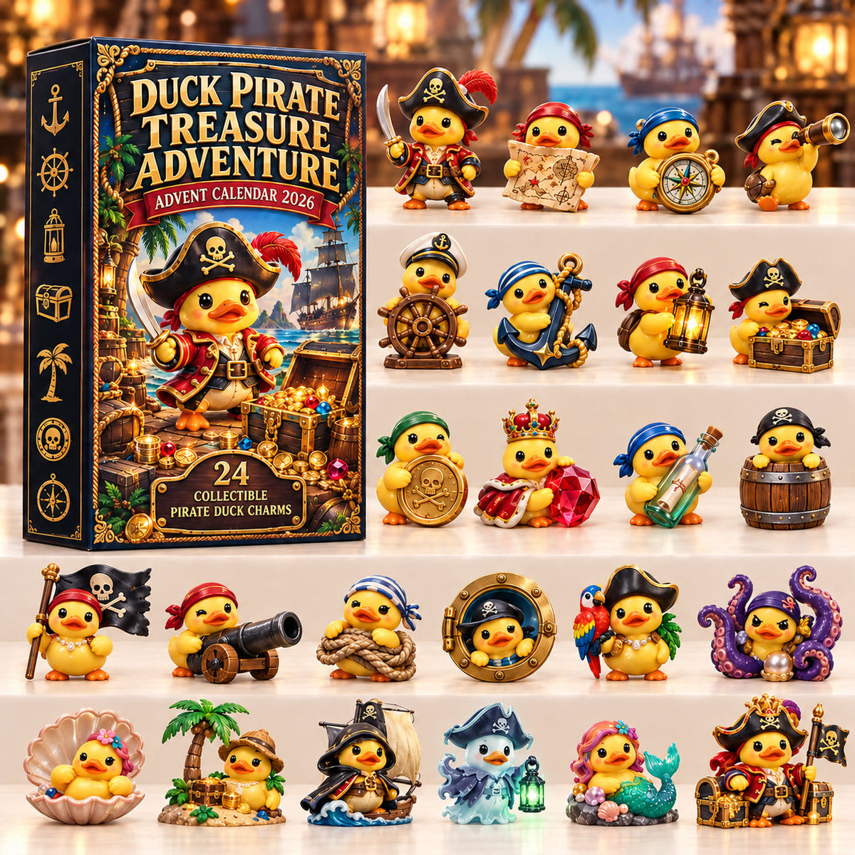 Duck Pirate Treasure Adventure Advent Calendar 2026 GFTOPND3015