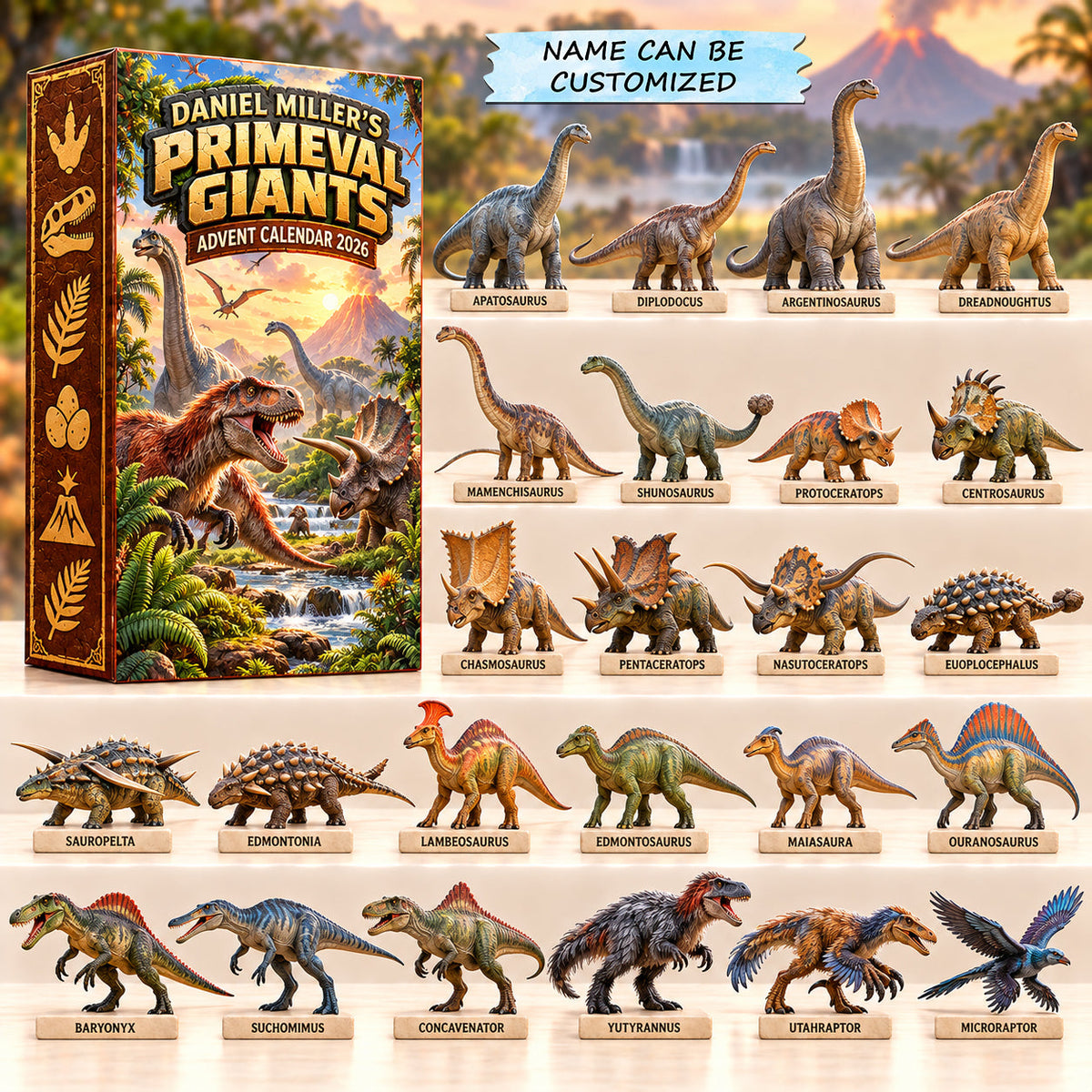 Primeval Giants Advent Calendar 2026 QTCUZ GFTOPND3098