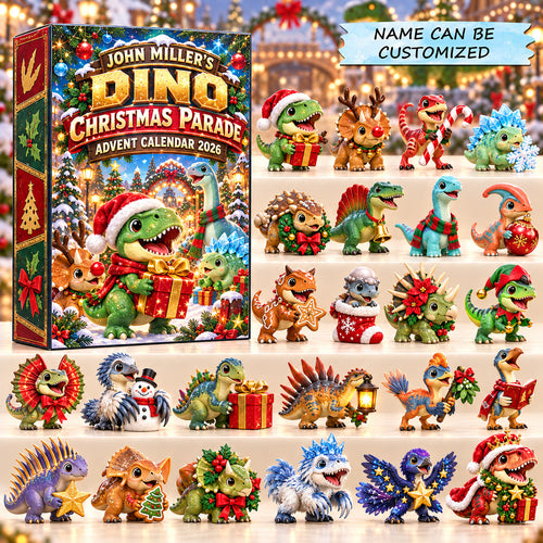 Dino Christmas Parade Advent Calendar 2026 QTCUZ GFTOPND3100