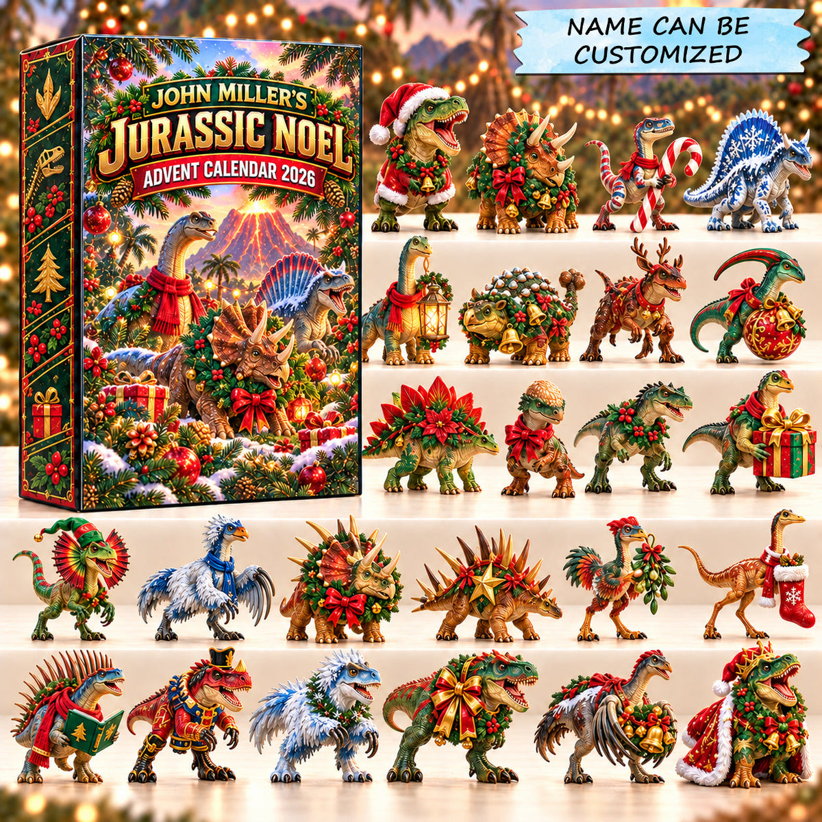 Jurassic Noel Advent Calendar 2026 QTCUZ GFTOPND3102