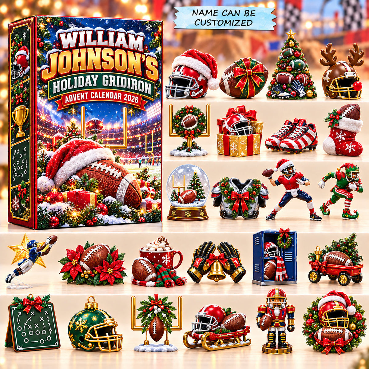 Holiday Gridiron Advent Calendar 2026 QTCUZ GFTOPND3105
