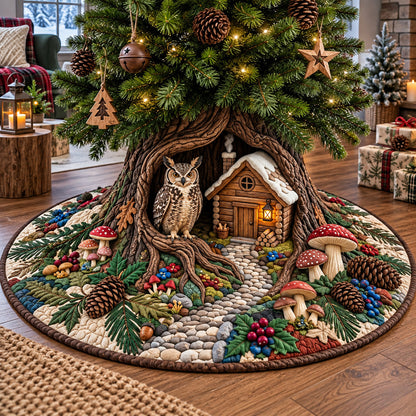 Enchanted Forest Quilted Tree Skirt GFTOPND3177