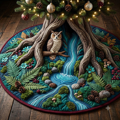 Owl Creek Quilted Tree Skirt GFTOPND3179