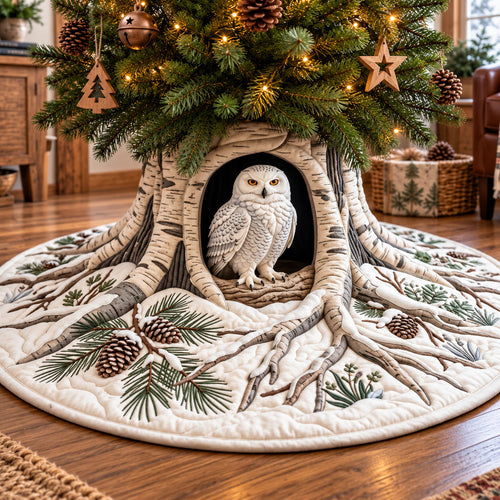 Birch Owl Hollow Quilted Tree Skirt GFTOPND3182