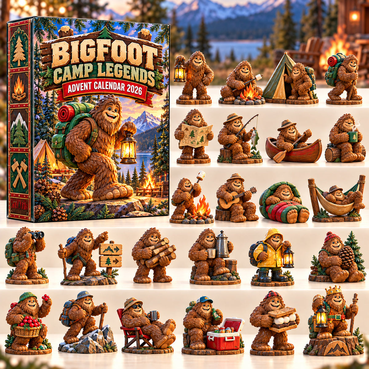 Bigfoot Camp Legends Advent Calendar 2026 GFTOPND3185