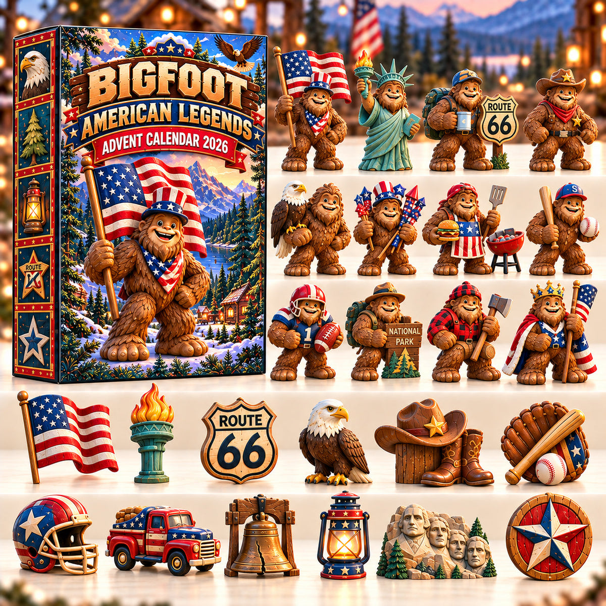 Bigfoot American Legends Advent Calendar 2026 GFTOPND3186