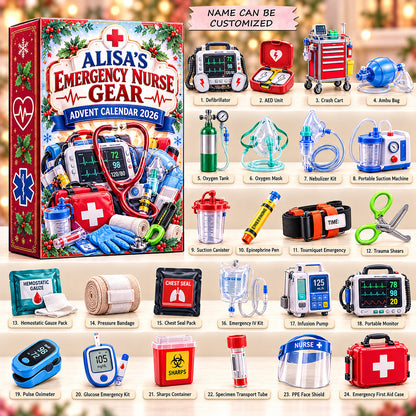 Emergency Nurse Gear Advent Calendar 2026 QTCUZ GFTOPND3227