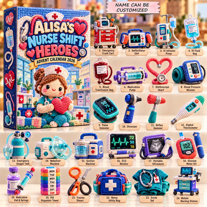 Nurse Shift Heroes Advent Calendar 2026 QTCUZ GFTOPND3228