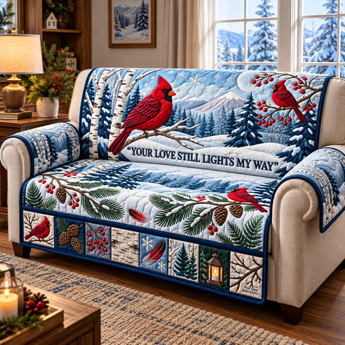 Light My Way Quilted Sofa Cover GFTOPND3229