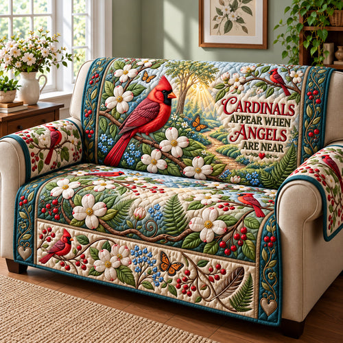 Heaven Garden Quilted Sofa Cover GFTOPND3231