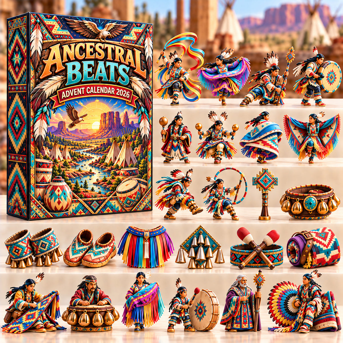 Ancestral Beats Advent Calendar 2026 GFTOPND3262