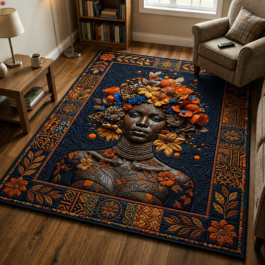 African Beauty Blooms Area Rug GFTOPND328
