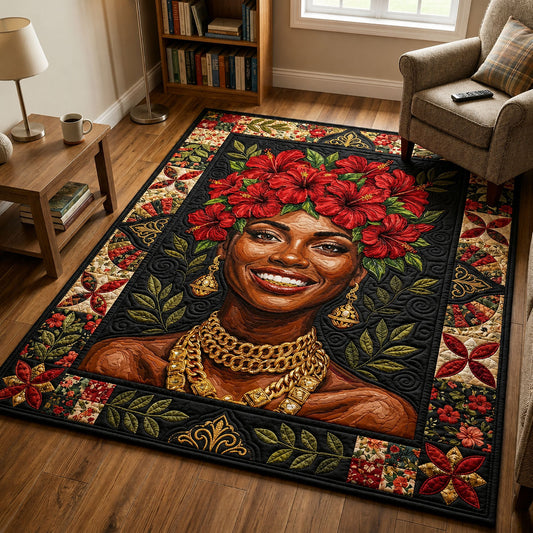 African Beauty Blooms Area Rug GFTOPND329