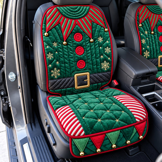 Christmas Elf Quilted Car Seat Protector GFTOPND3406