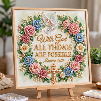 All Things Are Possible DIY Diamond Pearl Art Kit GFTOPND3806