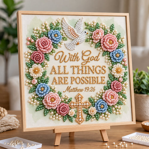 All Things Are Possible DIY Diamond Pearl Art Kit GFTOPND3806