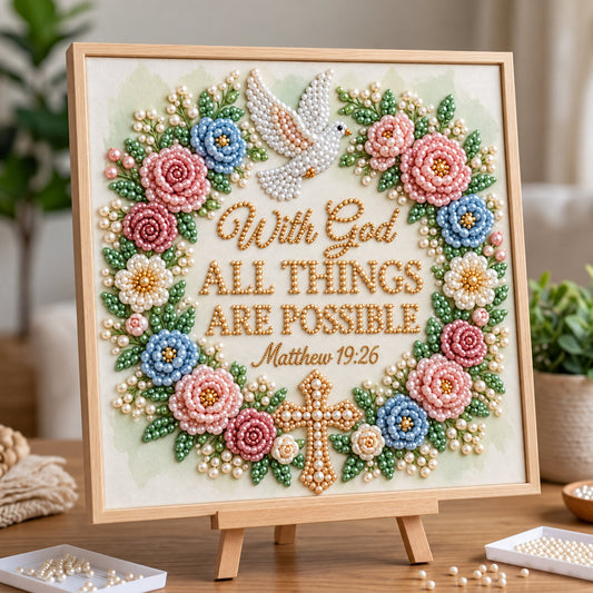 All Things Are Possible DIY Diamond Pearl Art Kit GFTOPND3806