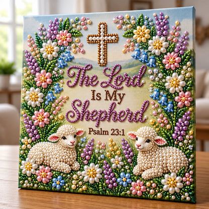 The Lord Is My Shepherd DIY Diamond Pearl Art Kit GFTOPND3808