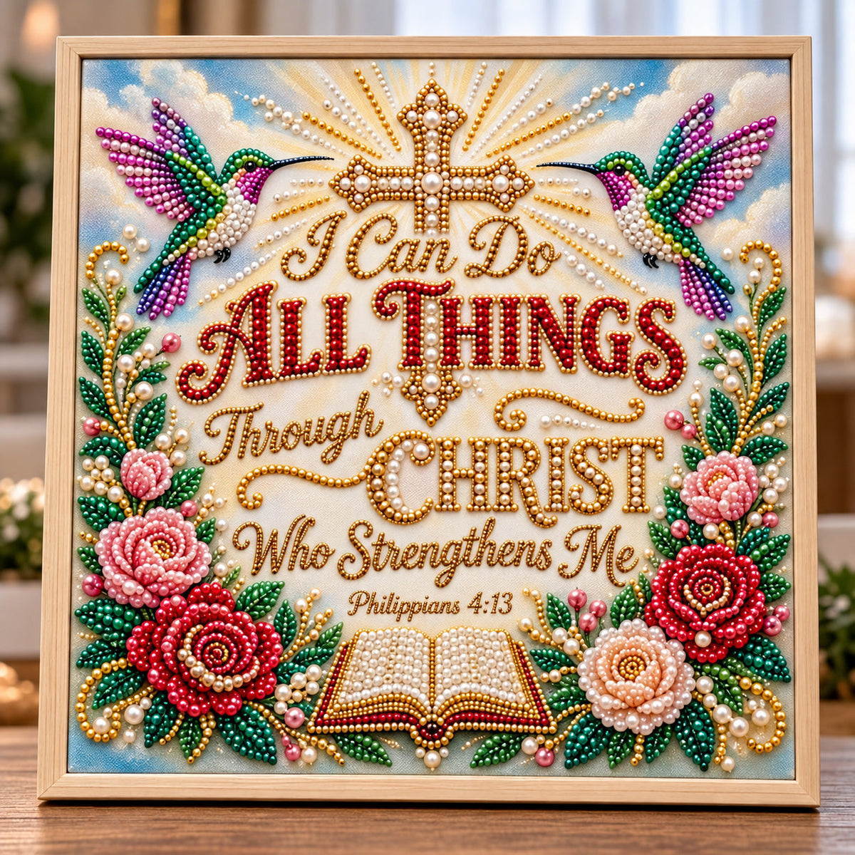 I Can Do Alll Things DIY Diamond Pearl Art Kit GFTOPND3809