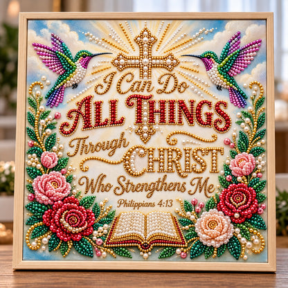 I Can Do Alll Things DIY Diamond Pearl Art Kit GFTOPND3809