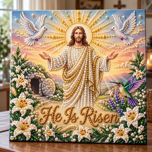 He Is Risen DIY Diamond Pearl Art Kit GFTOPND3813