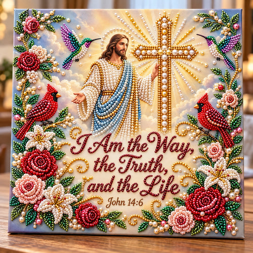 The Way The Truth The Life DIY Diamond Pearl Art Kit GFTOPND3814