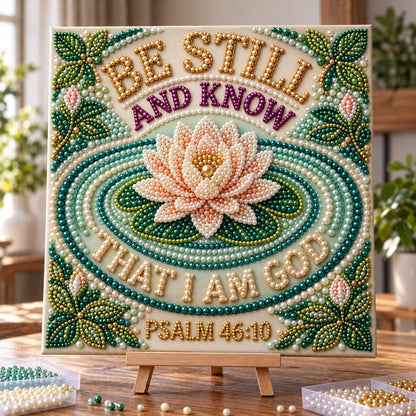 Be Still And Know DIY Diamond Pearl Art Kit GFTOPND3861